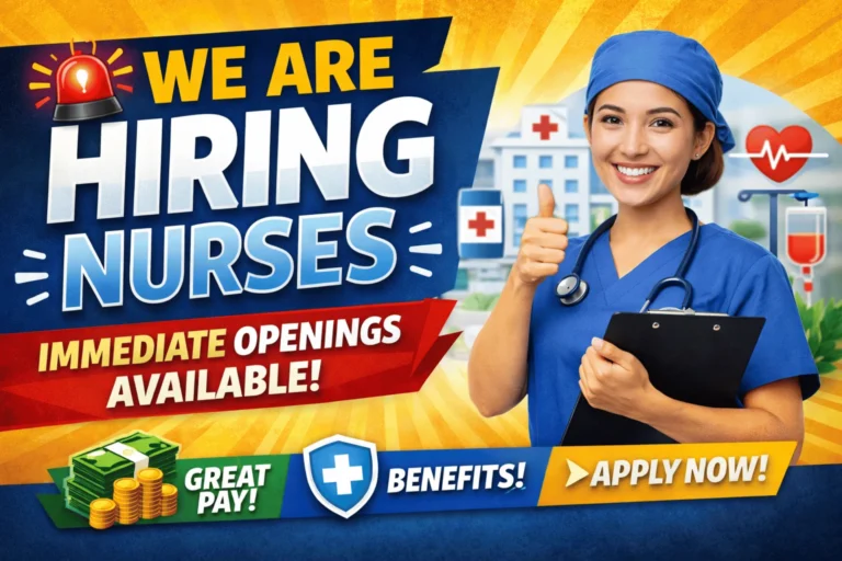 $50 Per Hour Nurse Jobs – We Are Hiring Nurses Immediate Openings Available in Hospitals